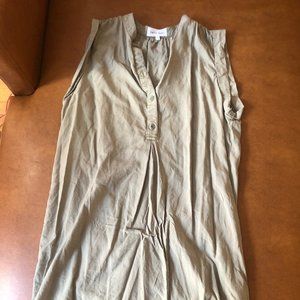 Bella Dahl Sleeveless Dress - Khaki Green - Worn Once
